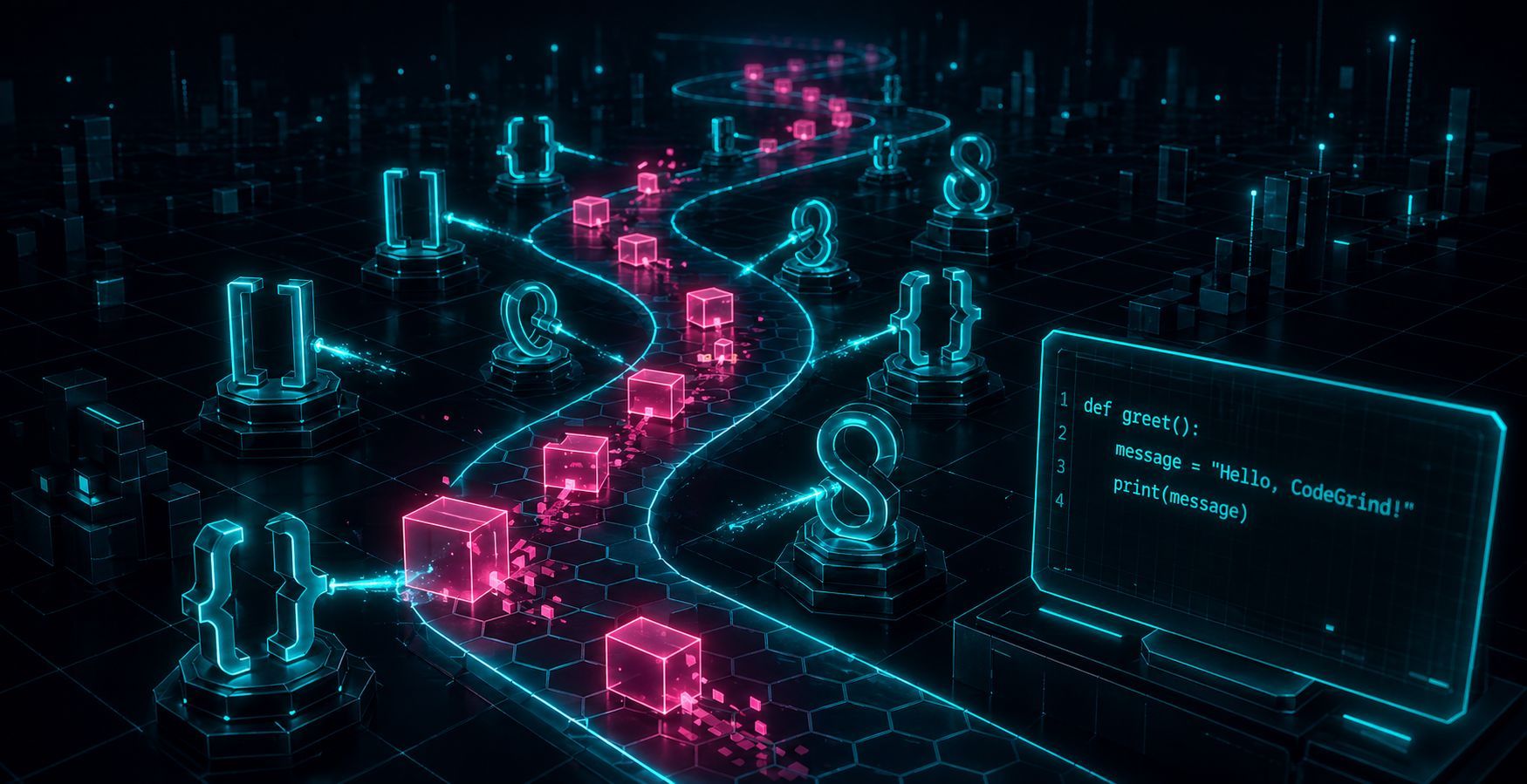 How CodeGrind's Tower Defense Mode Teaches DSA Patterns